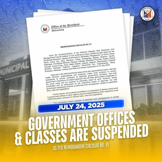 Anunsyo ng walang pasok sa Naic para sa Hulyo 24, 2025