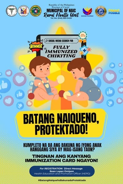 Paligsahan sa Larawan: Batang Bakunado Protektado sa Naic