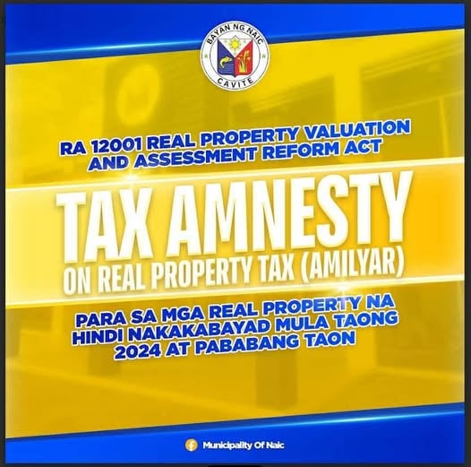 Tax Amnesty sa Real Property Tax (Amilyar) sa Naic