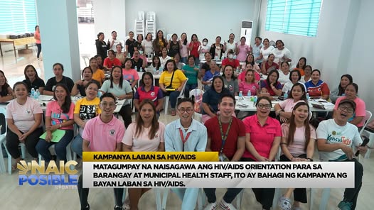 Mga kalahok sa HIV/AIDS orientation para sa barangay at municipal health staff ng Naic, Cavite
