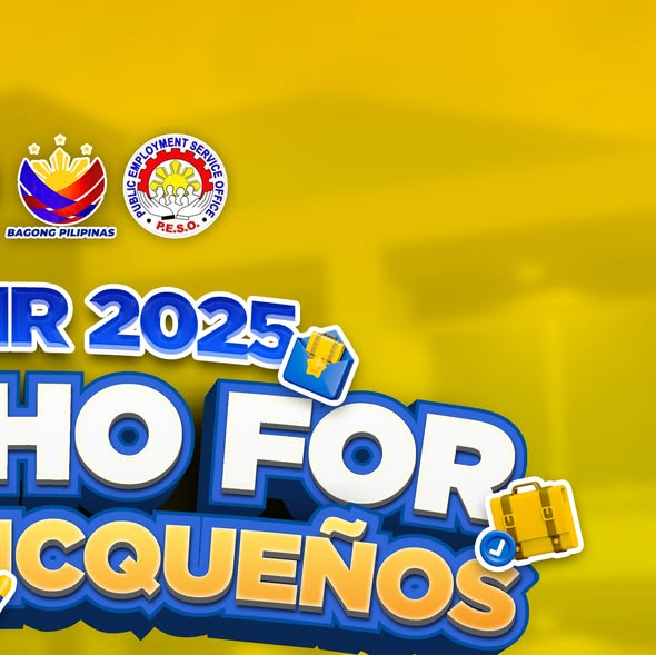 Poster: Job Fair 2025, Trabaho for Naicqueños, Stadium Shopping Strip, Munting Mapino, Naic