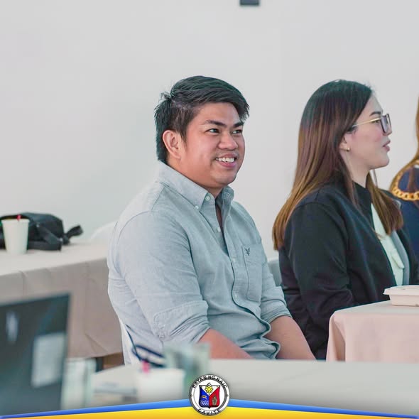 Mga kalahok sa LIIC Workshop na nakaupo at nakikinig sa loob ng silid-pulungan sa Triple 8, Sabang, Naic