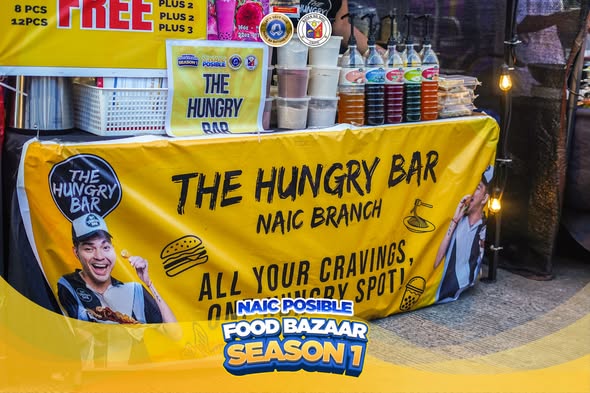 Poster: The Hungry Bar, Naic Branch, sa Naic Posible Food Bazaar Season 1, hanggang Nobyembre 30, 2025