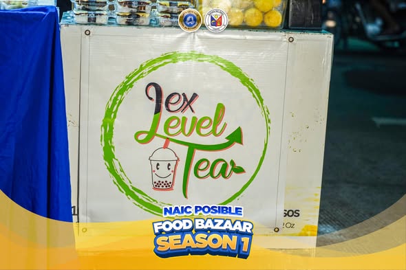 Poster: Ex Level Tea logo sa food bazaar, Naic Posible Food Bazaar Season 1, Naic, Cavite