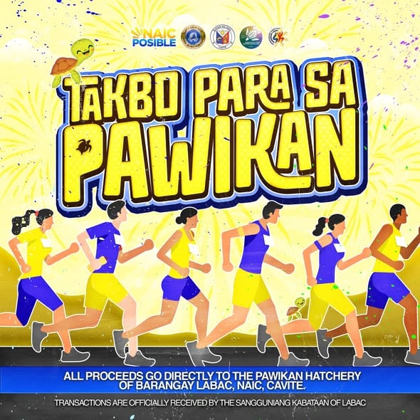 Takbo Para sa Pawikan: Color Run sa Naic Town Plaza, Pebrero 13, 2026