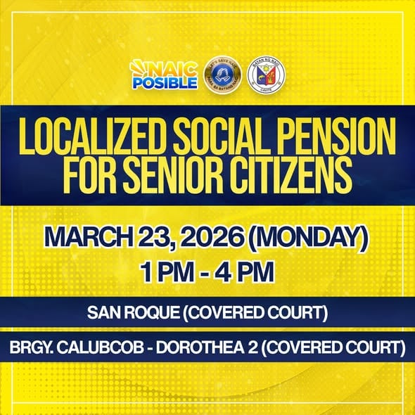 Localized Social Pension Payout para sa Senior Citizens ng San Roque at Calubcob – March 23