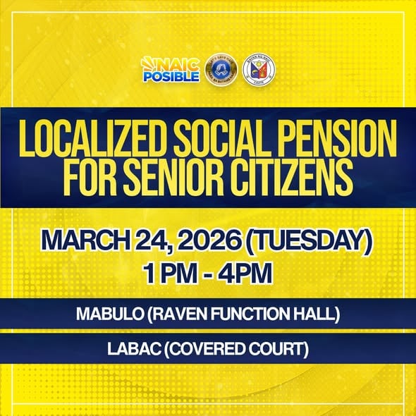 Localized Social Pension Payout para sa Brgy. Mabulo at Labac - March 24, 2026