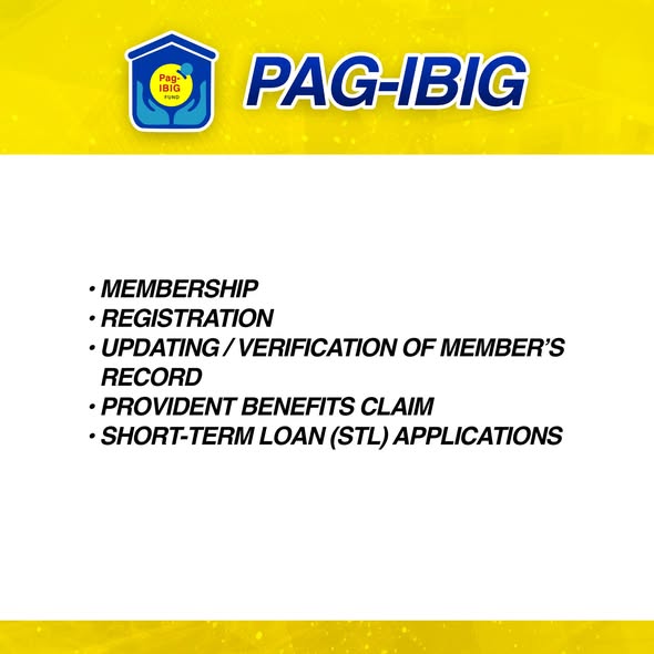 Poster: PAG-IBIG serbisyo na available sa Barangay Serbisyo Day, kasama ang membership at short-term loan