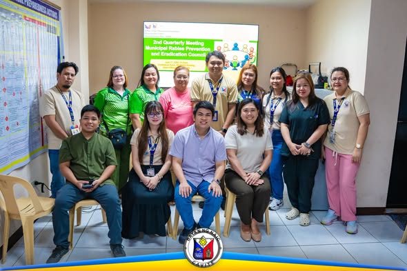 Grupo ng mga kalahok sa 2nd Quarterly Meeting ng Municipal Rabies Prevention and Eradication Council sa Naic