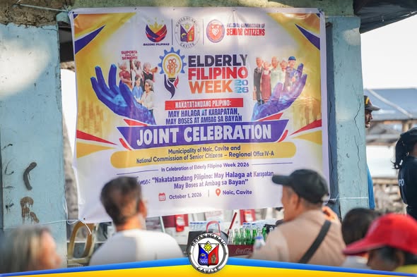 Poster: Elderly Filipino Week 2026 Joint Celebration, Oktubre 1, 2026, Timalan Concepcion, Naic, Cavite