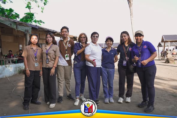 Grupo ng mga kalahok at kawani sa Elderly Filipino Week 2026 Kick-Off sa Timalan Concepcion, Naic