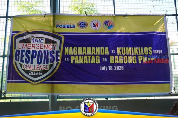 Banner: Naic Emergency Response Challenge 2026, Hulyo 18, 2026, Naic, Cavite
