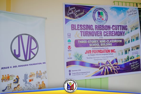 Poster: Blessing, Ribbon-Cutting at Turnover Ceremony ng Timalan Hillsview Integrated School, Setyembre 2026, Naic