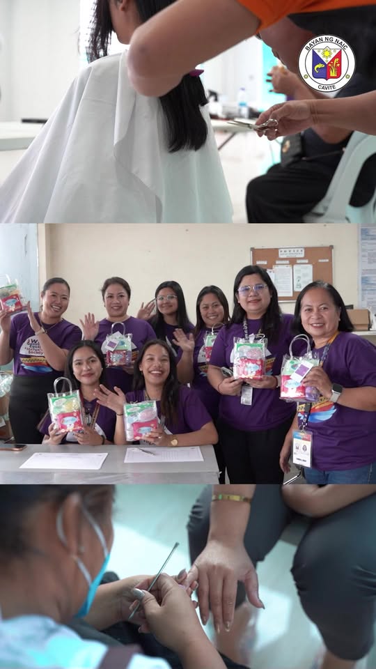 Mga kababaihan sa Women's Month: gupit, manicure at pedicure, at pamamahagi ng Women's Kit sa Naic