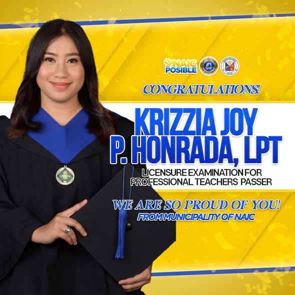 Poster: Pagbati kay Krizza Joy P. Honrada, LPT, nakapasa sa Licensure Examination for Professional Teachers