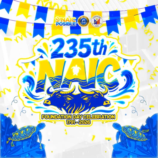 Graphic: Ika-235 Anibersaryo ng Naic, Foundation Day Celebration 1791-2026