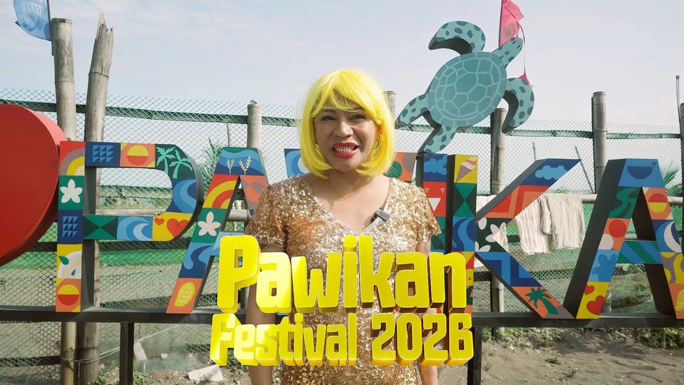 Poster: Pawikan Festival 2026, Pebrero 13, 2026, Naic, Cavite, may makulay na letra ng NAIC at pawikan