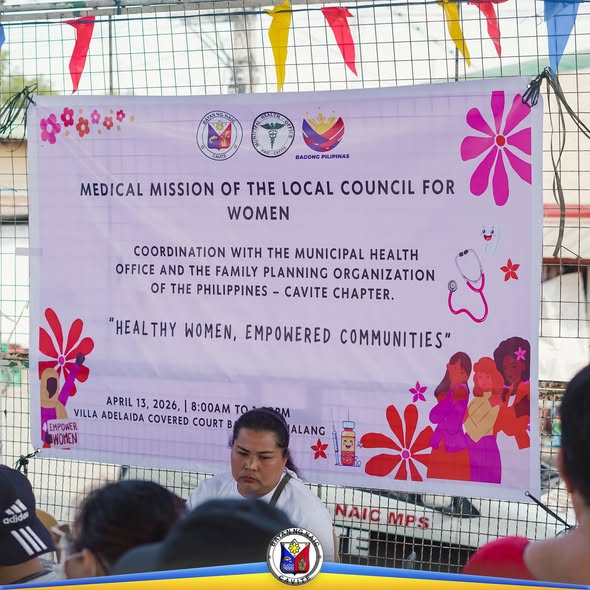 Poster: Medical Mission ng Local Council for Women, Abril 13, 2026, Villa Adelaida Covered Court, Halang, Naic