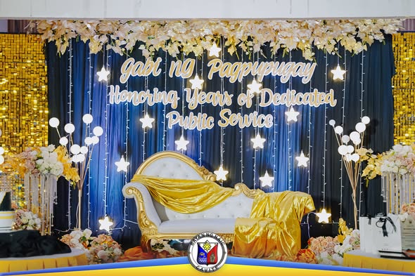 Poster: Gabi ng Pagpupugay, Honoring Years of Dedicated Public Service, entablado ng Retirees Night 2026