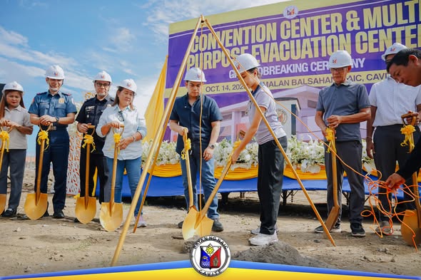 Groundbreaking ng Convention Center at Multi-Purpose Evacuation Center sa Timalan Balsahan, Naic, Cavite, Oktubre 14, 2026