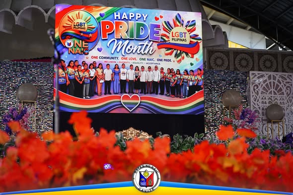 Poster: Happy Pride Month, LGBT Pilipinas One Naic, sa SAGAYLA 2026 sa Naic Town Plaza