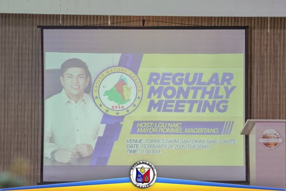Poster: Regular Monthly Meeting, LGU Naic, Pebrero 24, 2026, Torres Farm Resort, Naic, Cavite