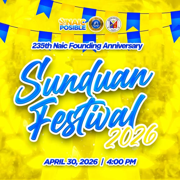 Poster: Sunduan Festival 2026, 235th Naic Founding Anniversary, Abril 30, 2026, 4:00 PM
