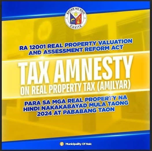 Tax Amnesty sa Real Property Tax (Amilyar) sa Naic