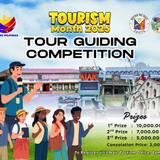 Poster: Tourism Month 2025 Tour Guiding Competition, mga premyo at registration sa Naic Tourism Office, 8AM-5PM