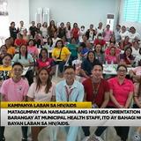 Mga kalahok sa HIV/AIDS orientation para sa barangay at municipal health staff ng Naic, Cavite