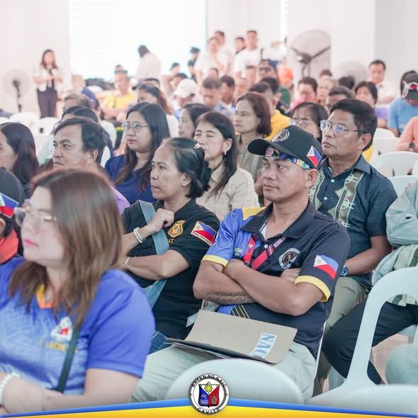 Mga kalahok ng Joint Organizational Meeting ng mga konseho ng Bayan ng Naic habang nakikinig sa pulong