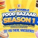 Poster: Naic Posible Food Bazaar Season 1, bubukas 3:00 PM, Nobyembre 8, 2025, Naic