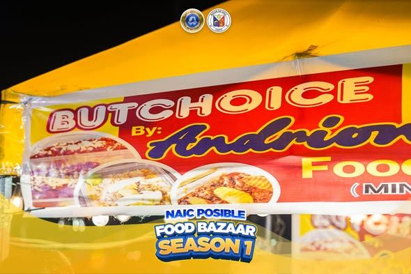 Poster: Naic Posible Food Bazaar Season 1, Butchoice by Andrion Food stall sa gabi, Naic, Cavite