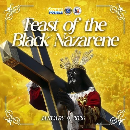 Poster: Kapistahan ng Itim na Nazareno, Enero 9, 2026, Naic, Cavite