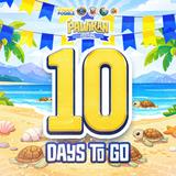 Poster: 10 Days to Go sa Pawikan Festival, Naic, Cavite, may mga pawikan sa tabing-dagat